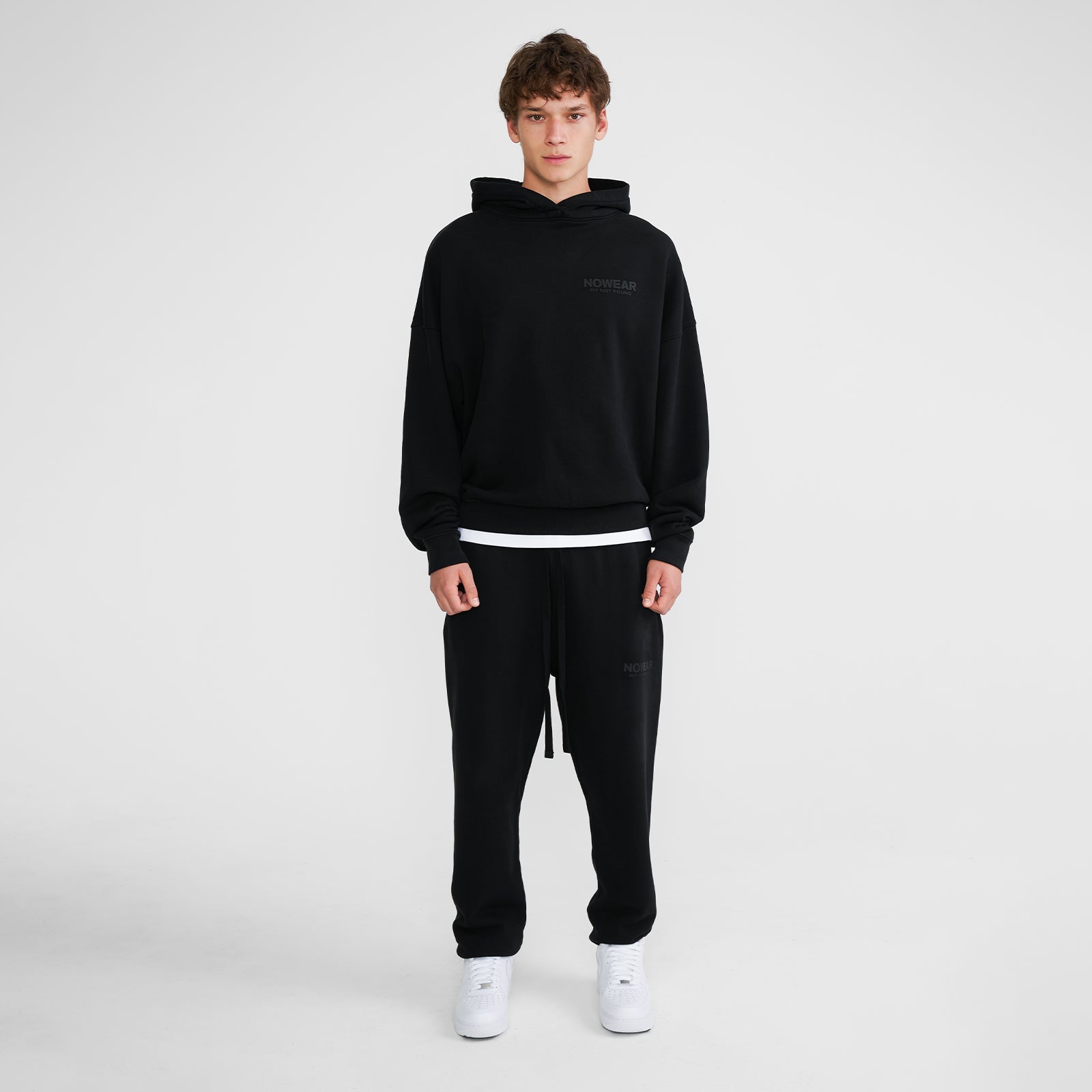 "Fit Not Found" Joggers - Jet Black