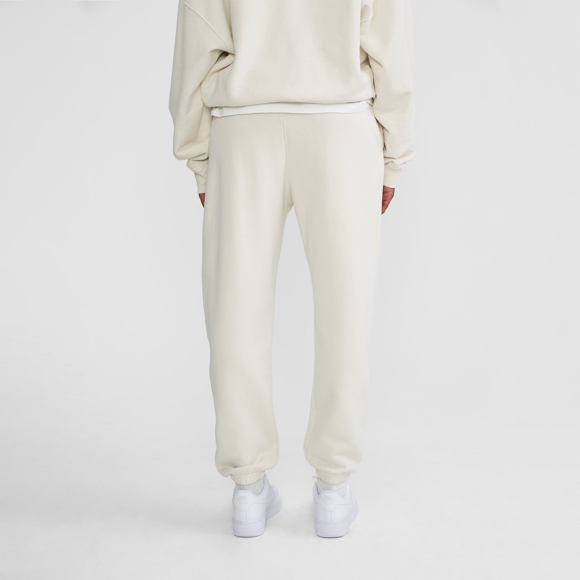 'Fit Not Found' Joggers - Marshmallow with matching Logo