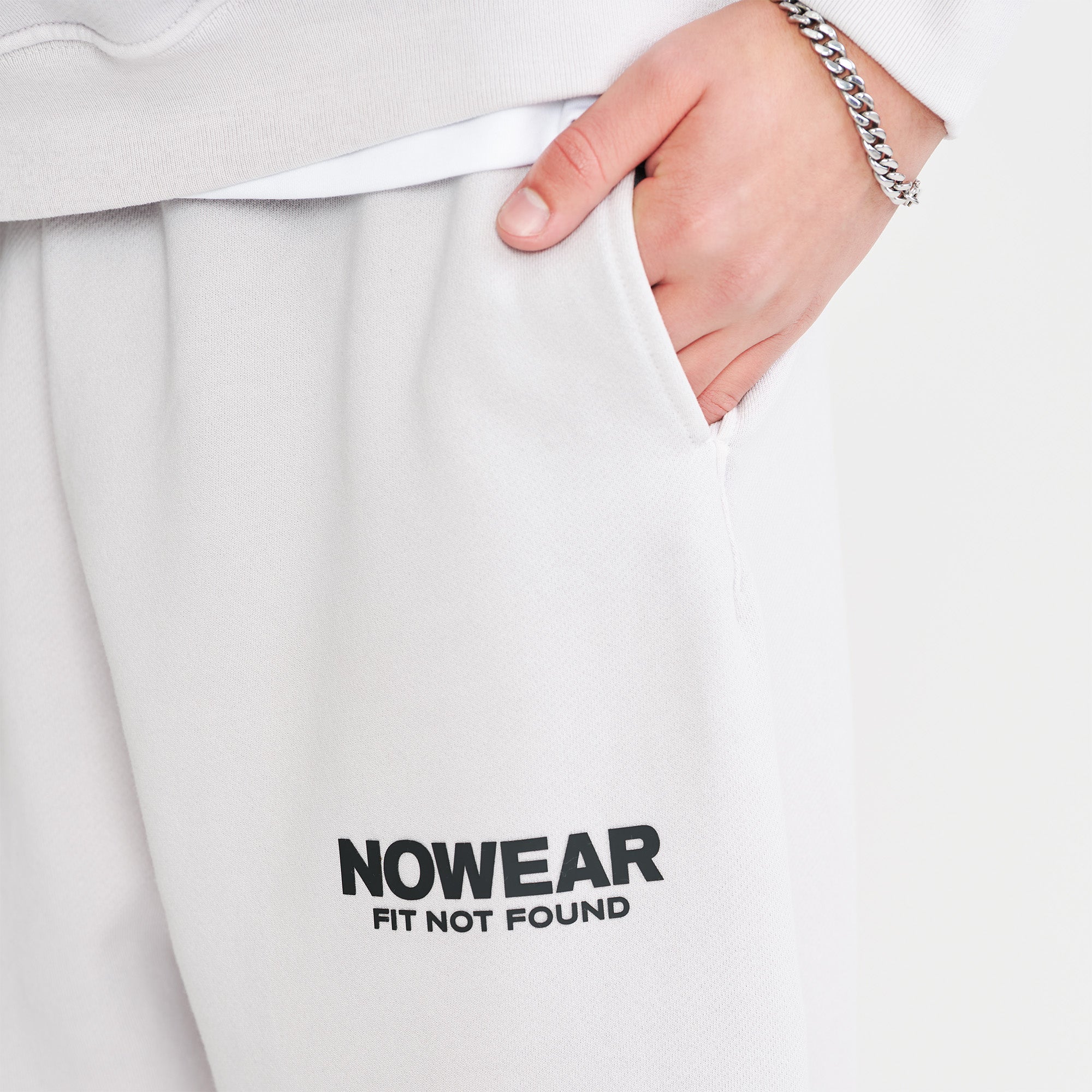 'Fit Not Found' Joggers - Arctic Gray