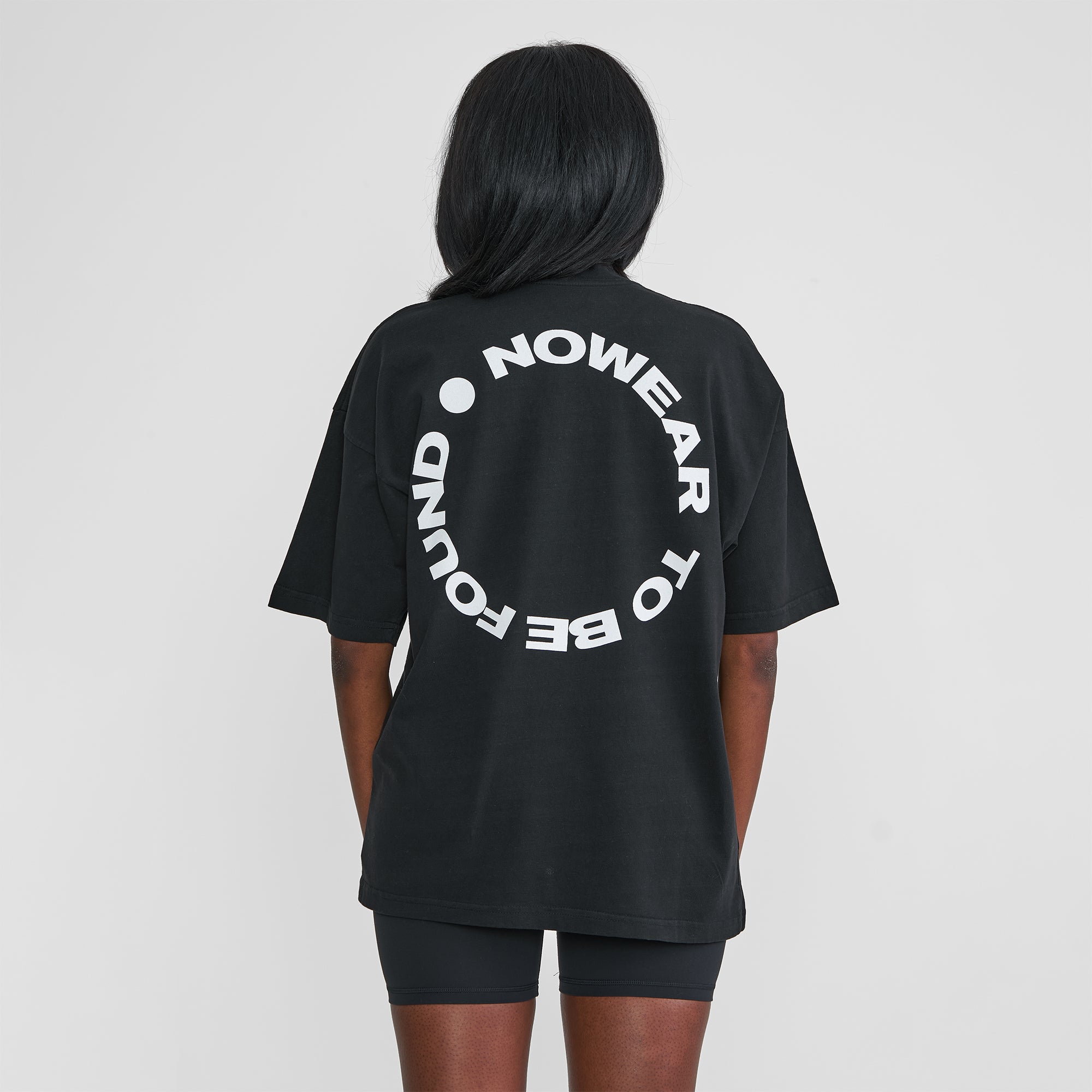 NOWEAR To Be Found T-Shirt - Jet Black
