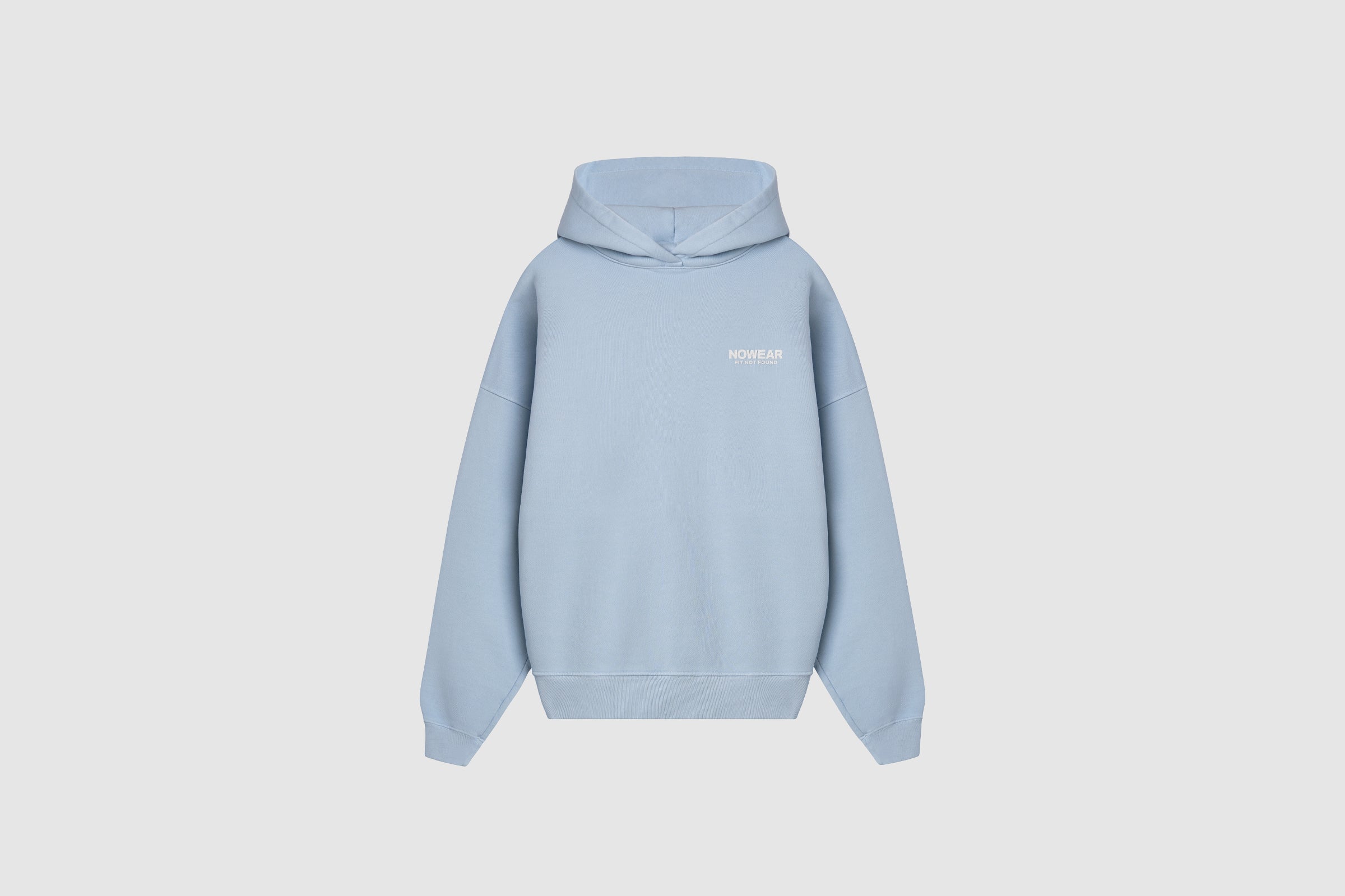 'Fit Not Found' Hoodie - Baby Blue