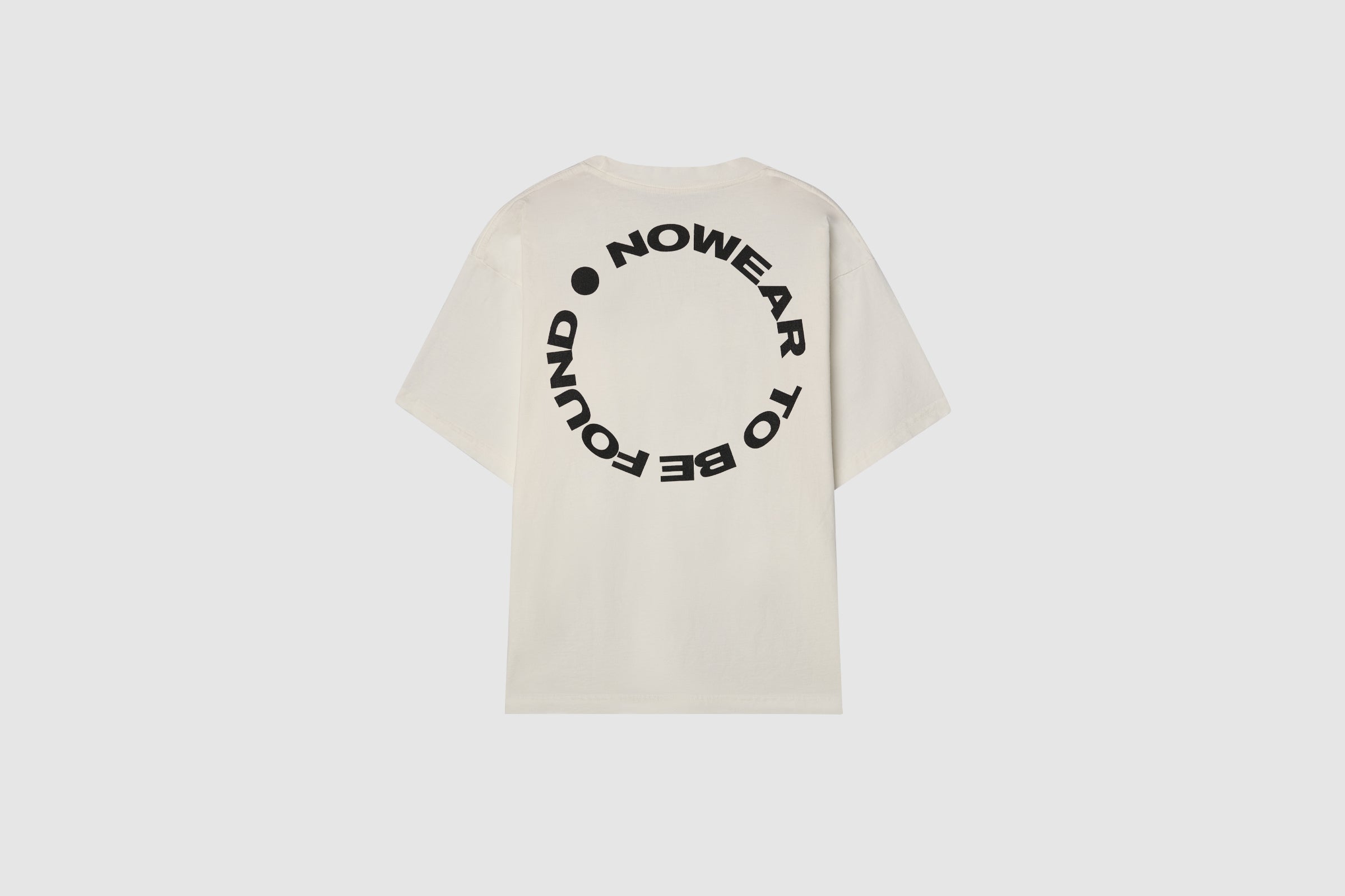 NOWEAR To Be Found T-Shirt - Off White