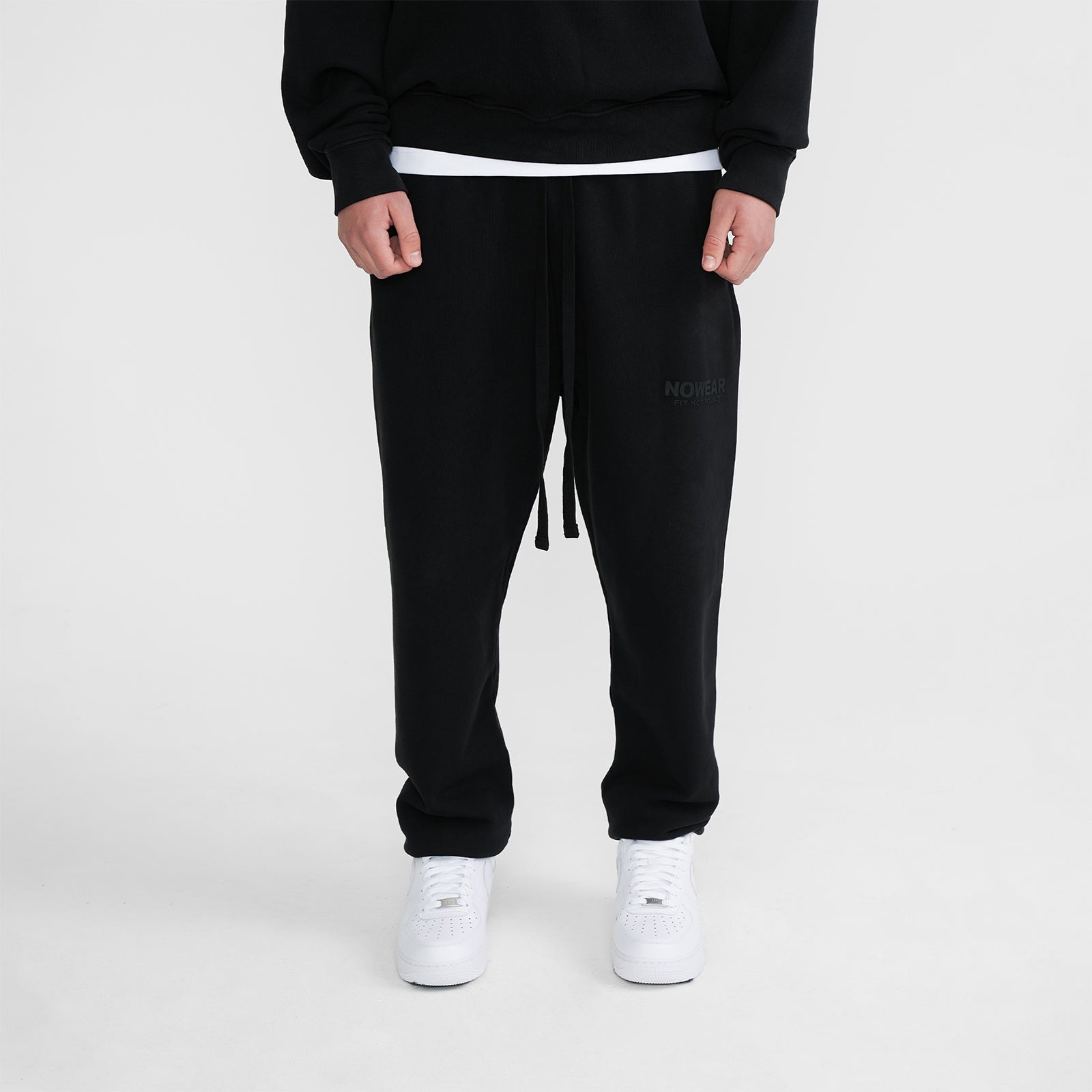 "Fit Not Found" Joggers - Jet Black
