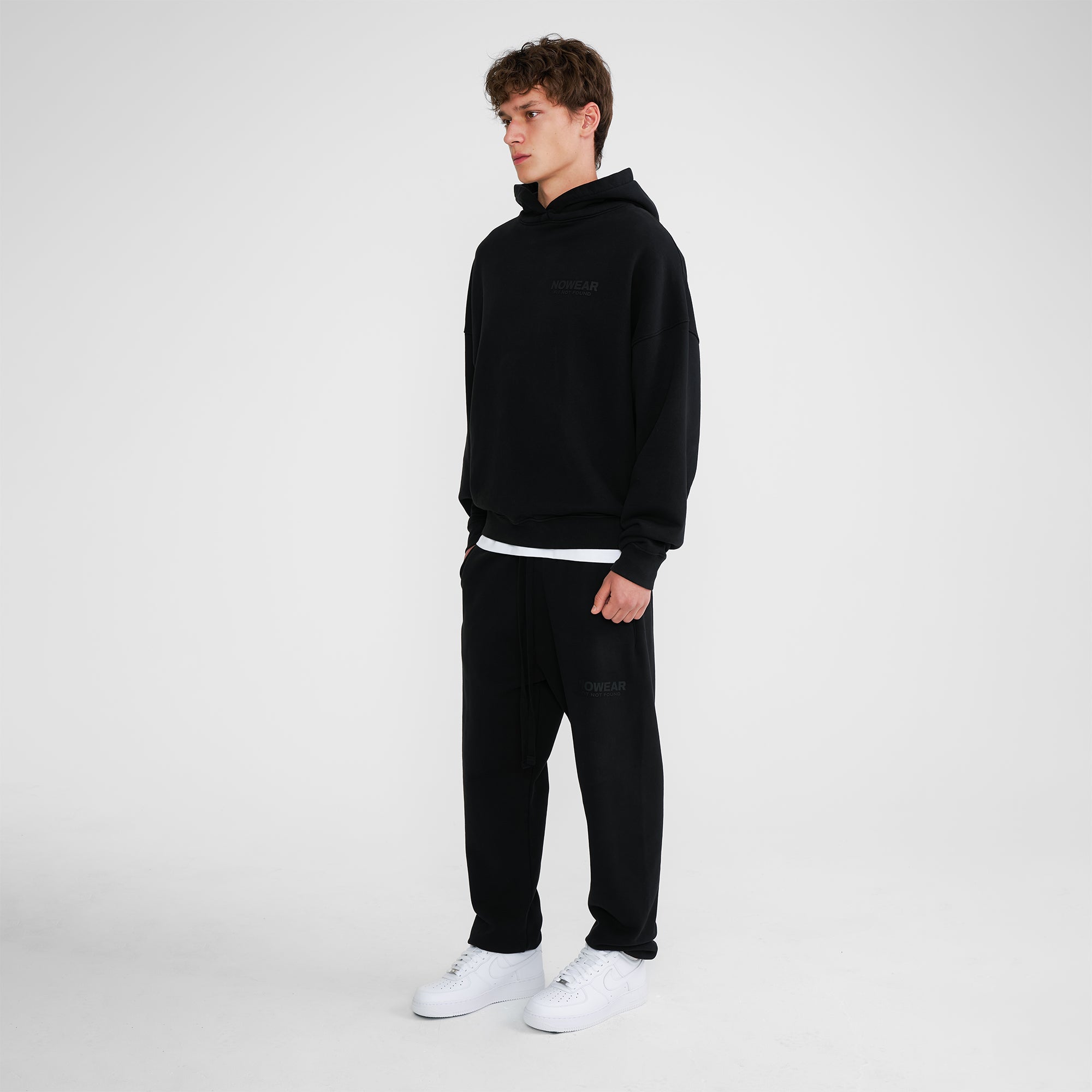'Fit Not Found' Hoodie - Jet Black