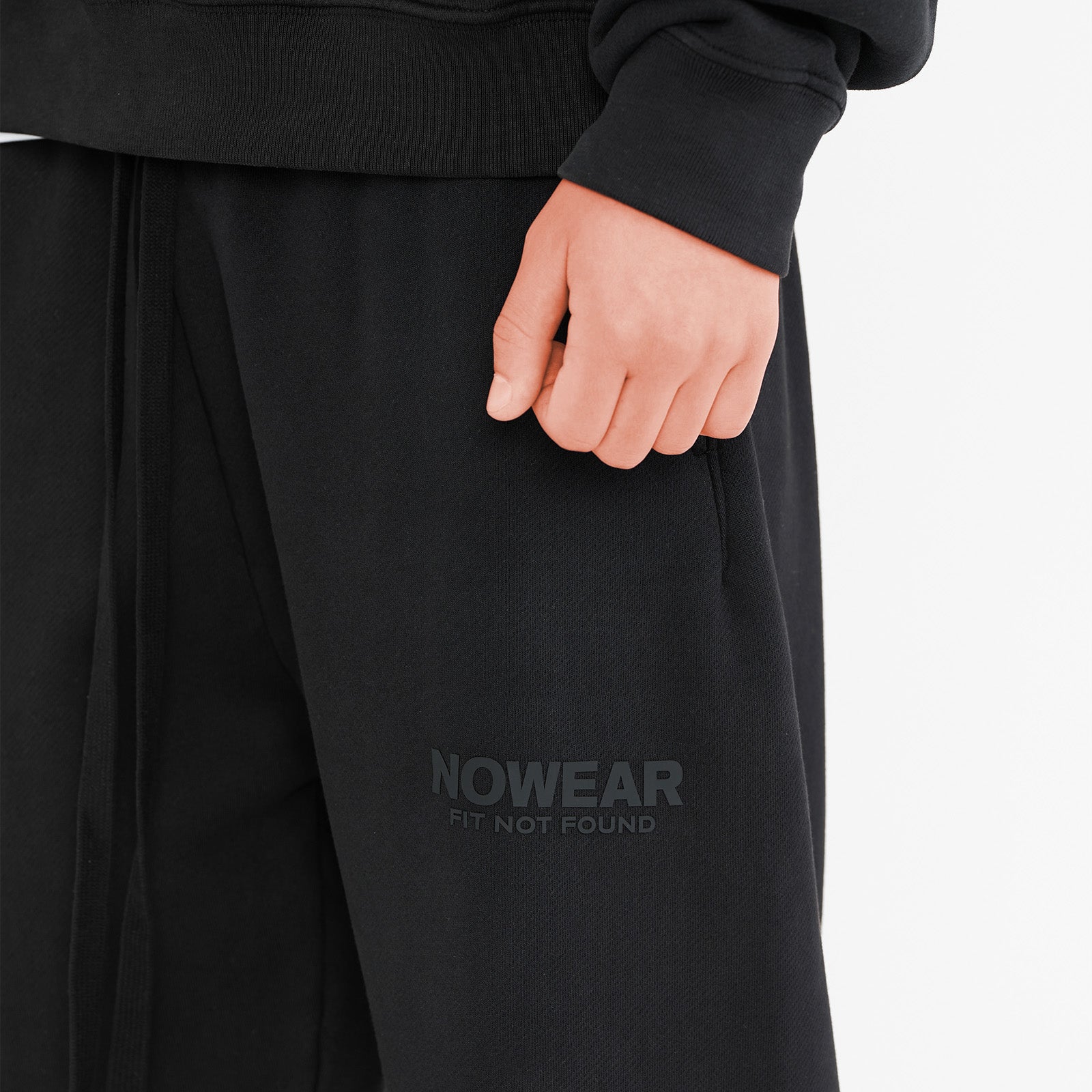 "Fit Not Found" Joggers - Jet Black