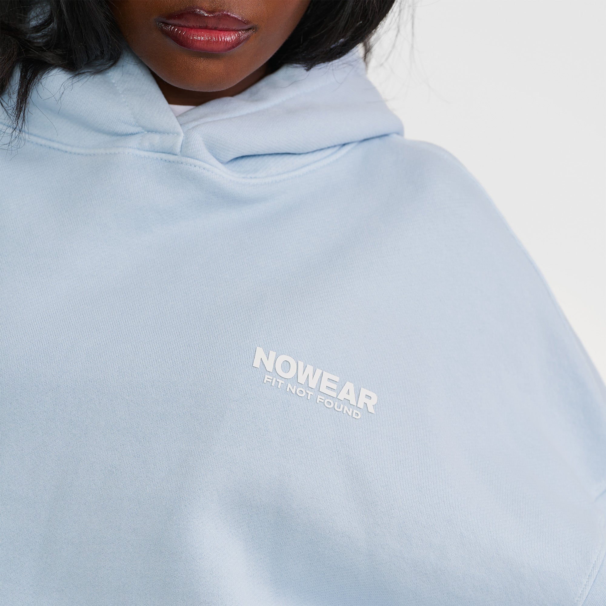 'Fit Not Found' Hoodie - Baby Blue