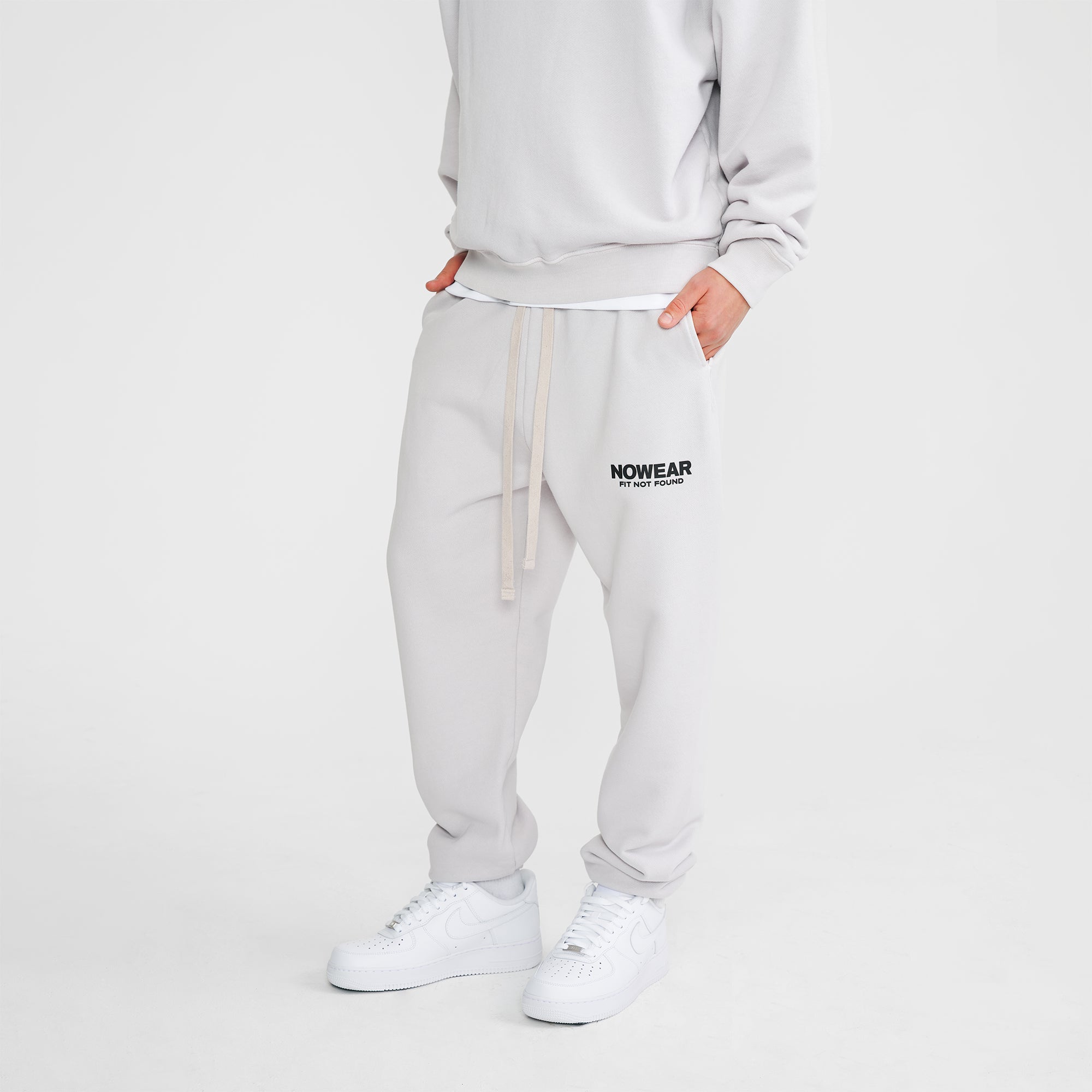 'Fit Not Found' Joggers - Arctic Gray