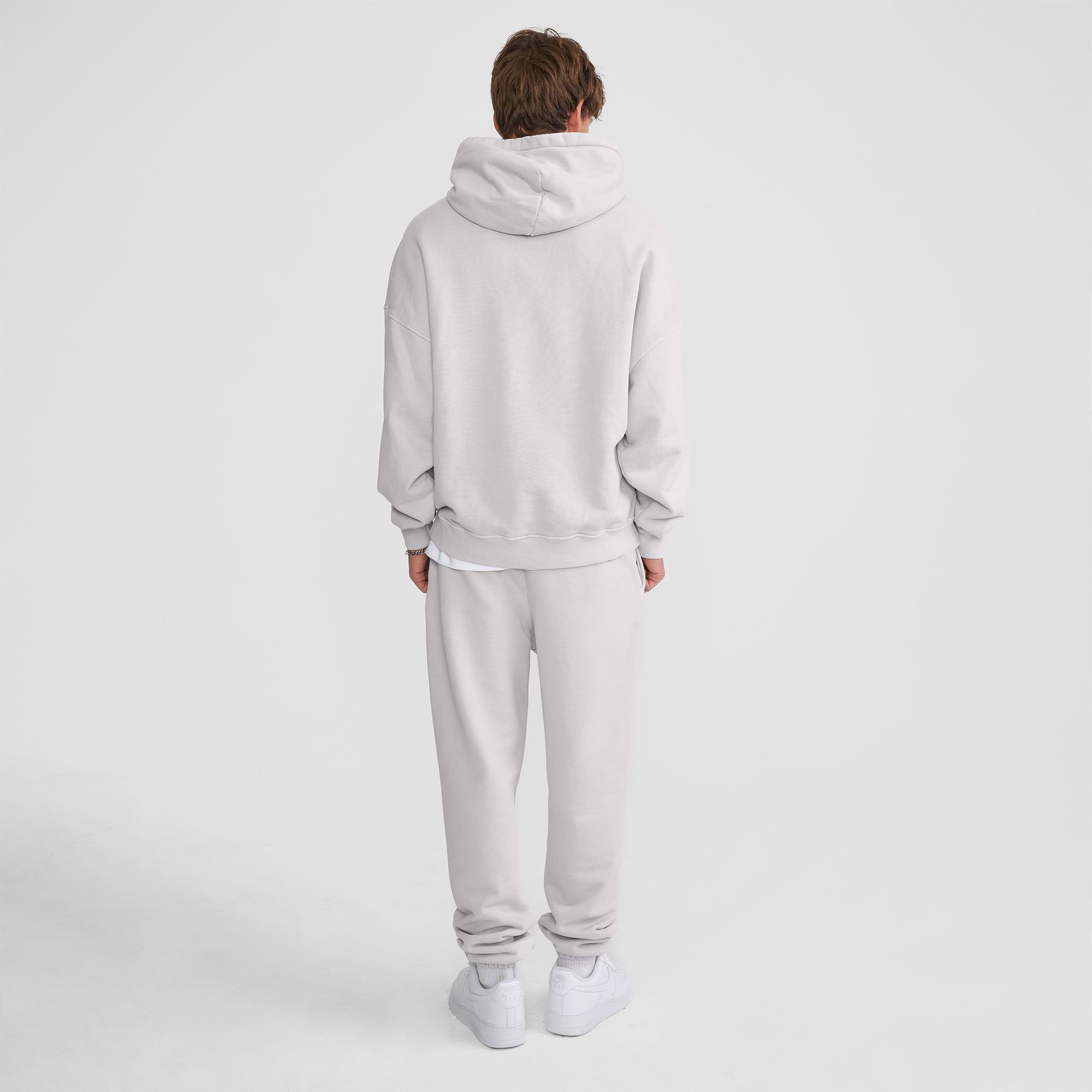 'Fit Not Found' Hoodie - Arctic Gray with Black Logo