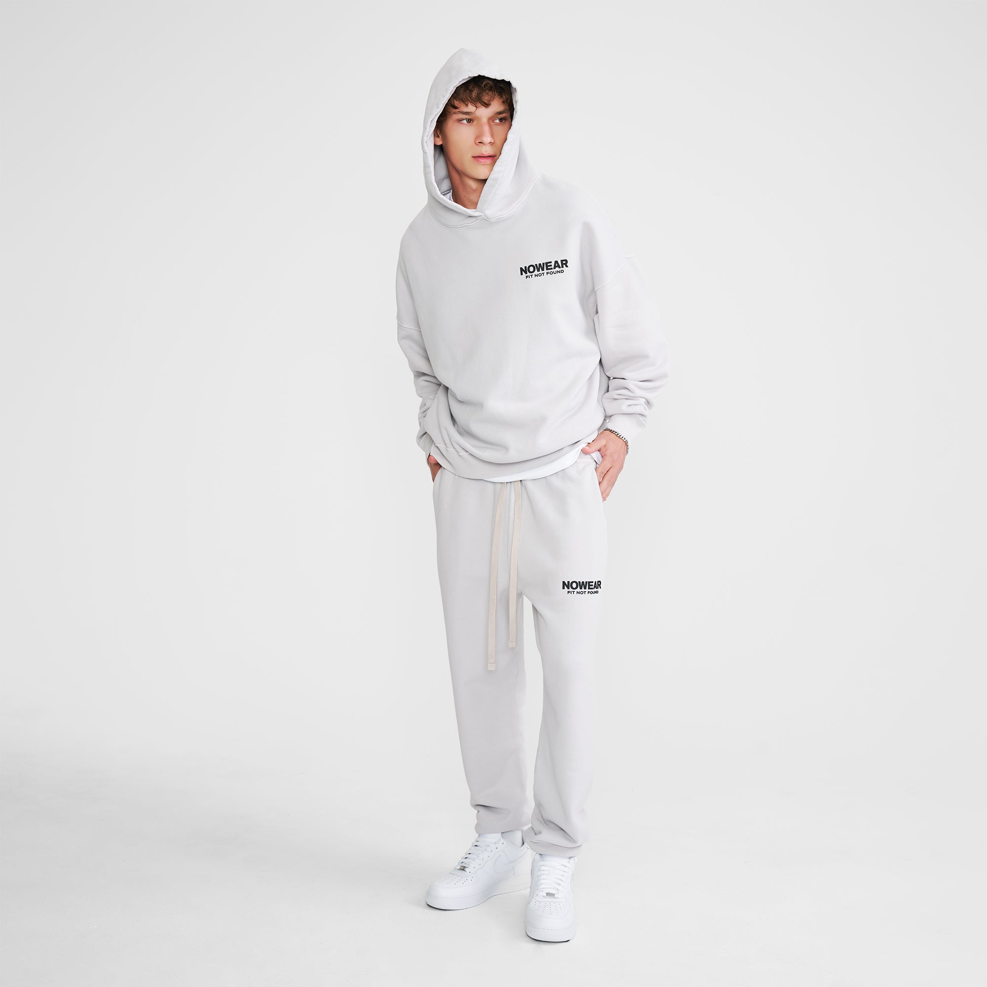 'Fit Not Found' Joggers - Arctic Gray