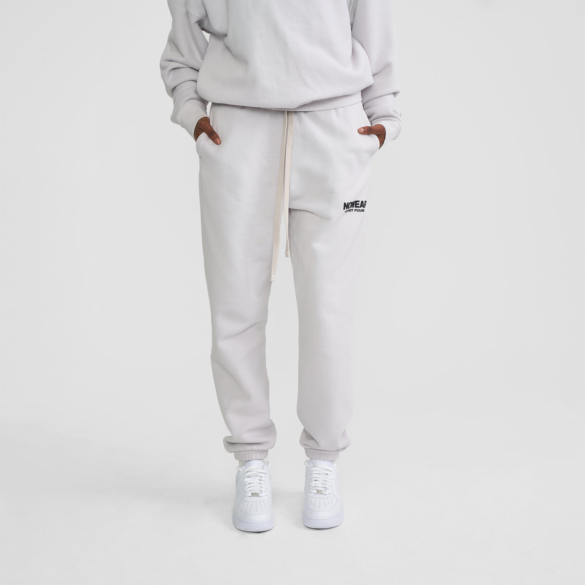 'Fit Not Found' Joggers - Arctic Gray