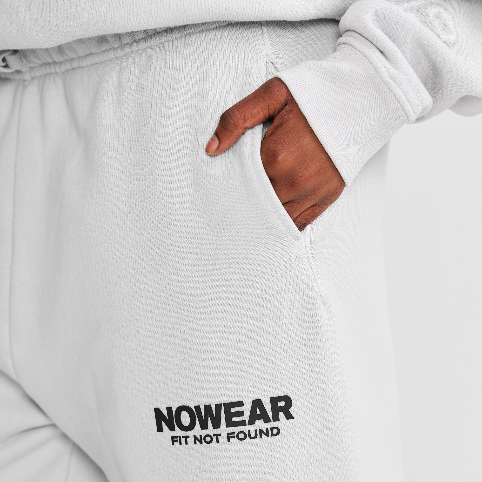 'Fit Not Found' Joggers - Arctic Gray