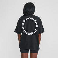 NOWEAR To Be Found T-Shirt - Jet Black