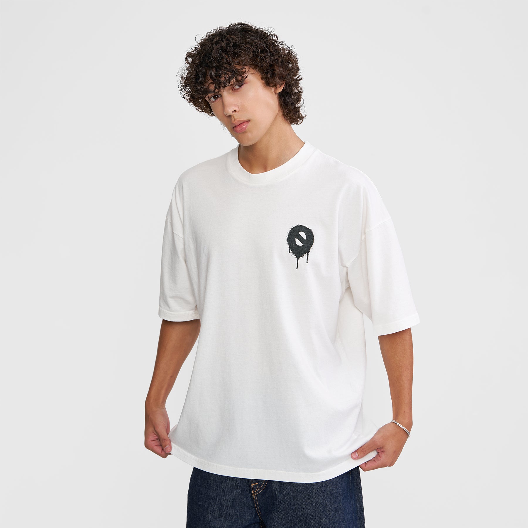 NOWEAR Drip T-Shirt - Off White