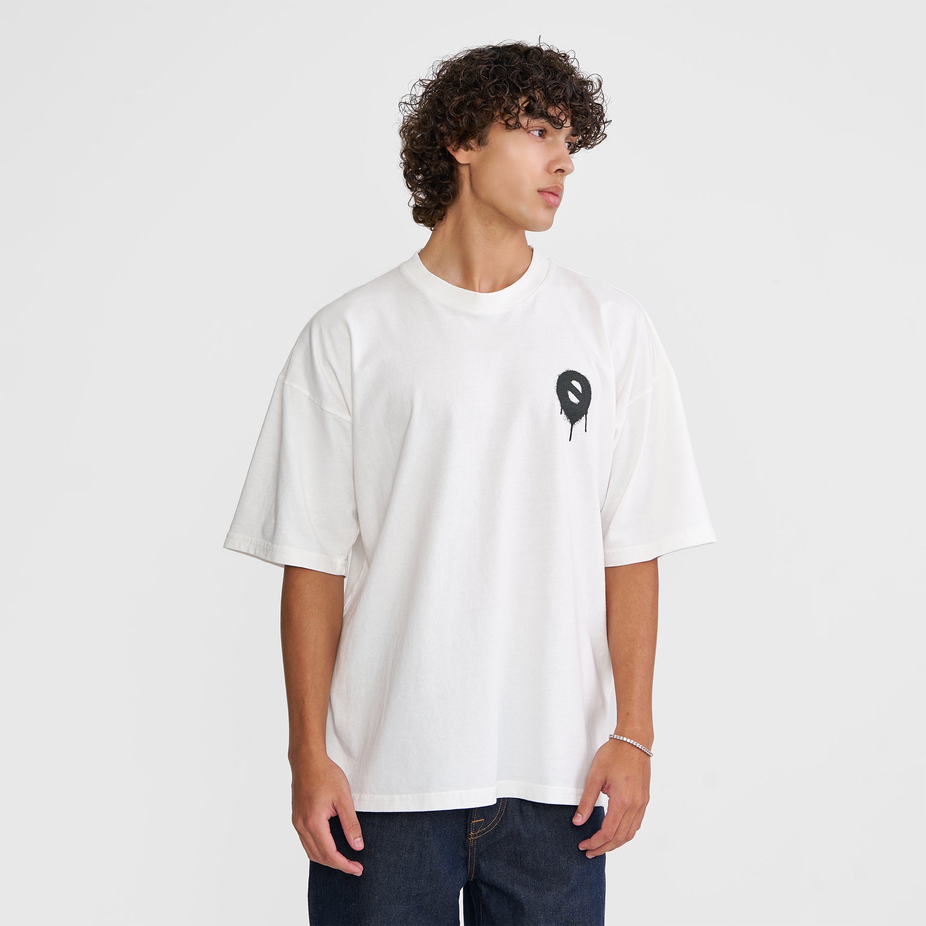 NOWEAR Drip T-Shirt - Off White
