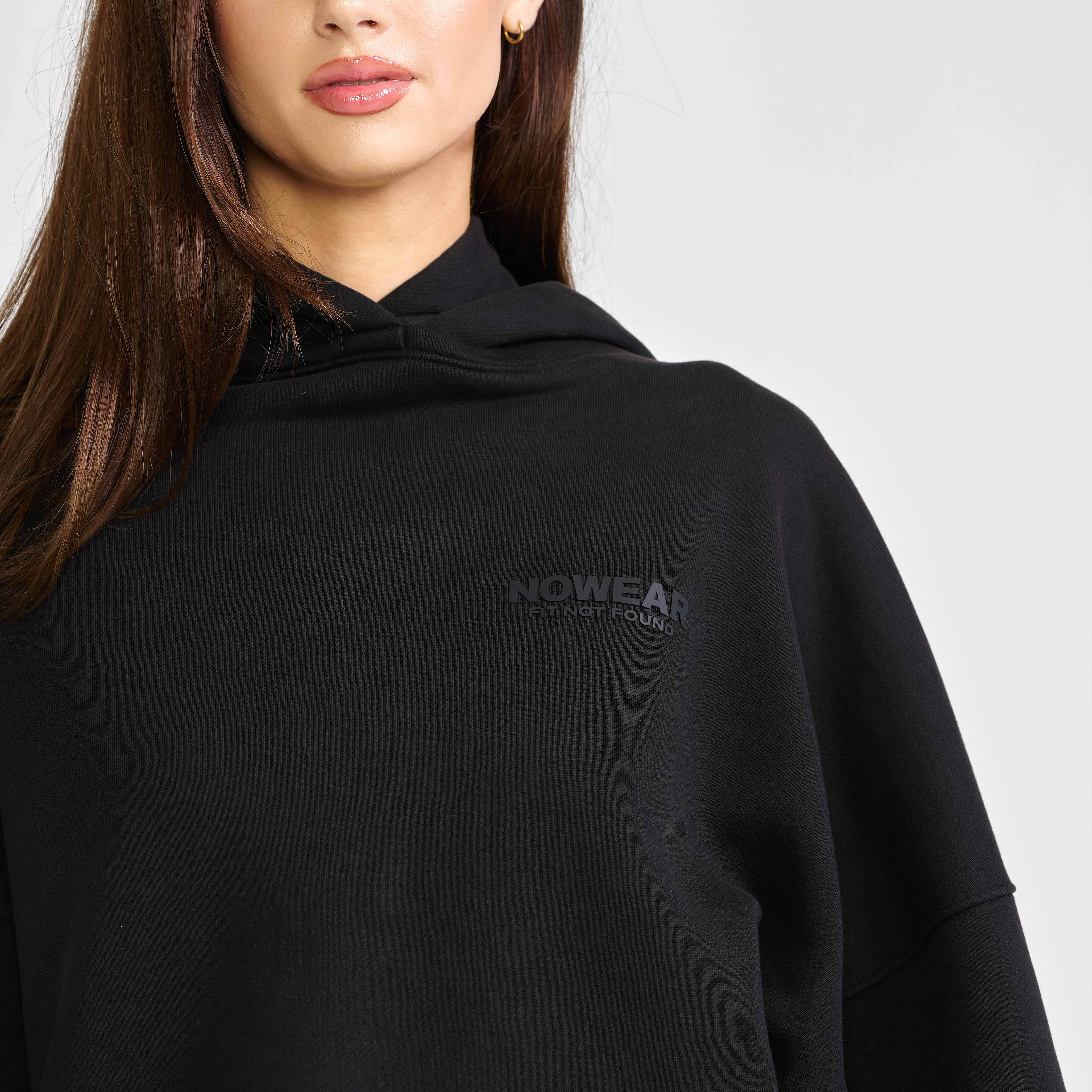 'Fit Not Found' Hoodie - Jet Black
