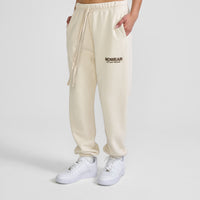 'Fit Not Found' Joggers - Khaki with Brown Logo