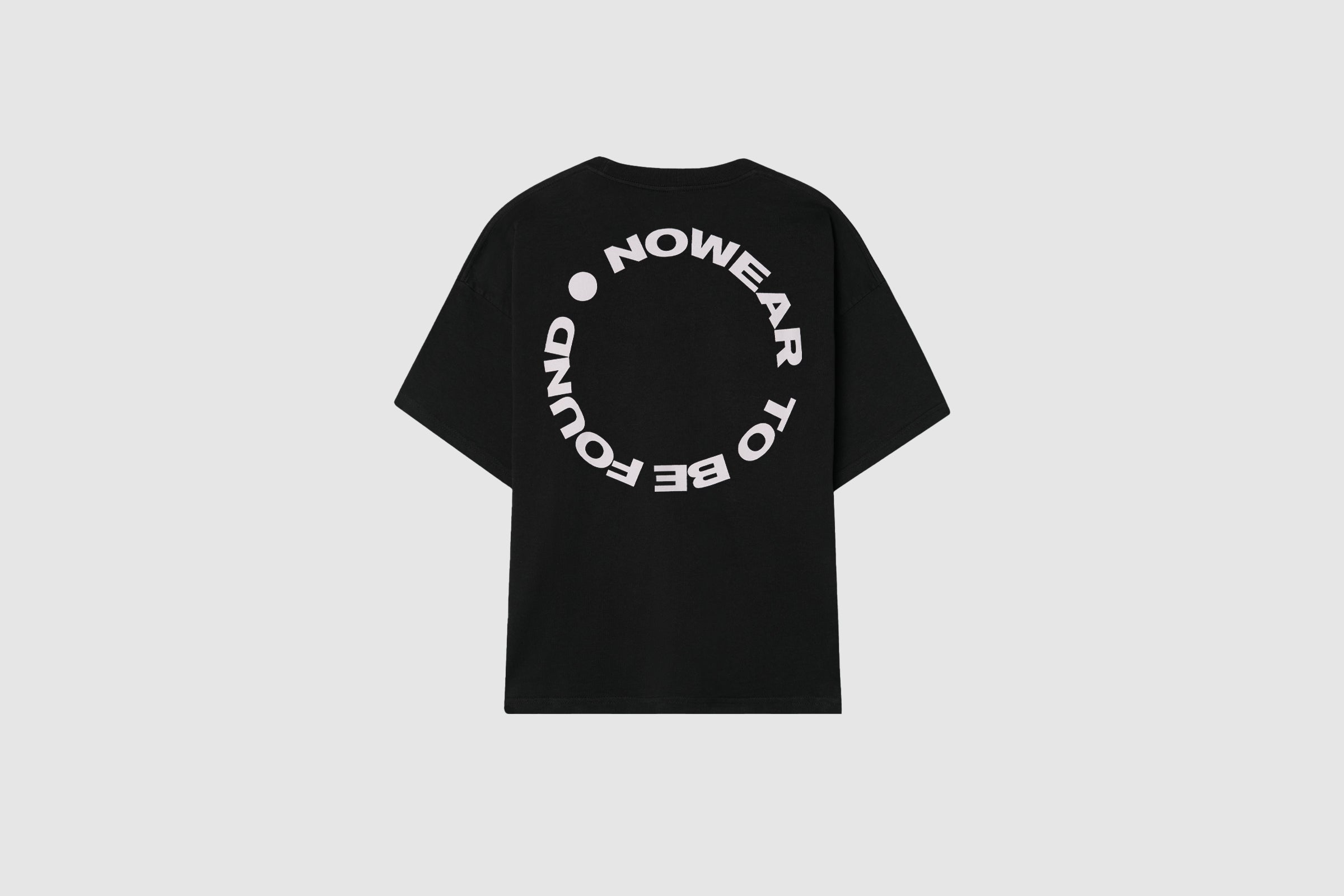 NOWEAR To Be Found T-Shirt - Jet Black